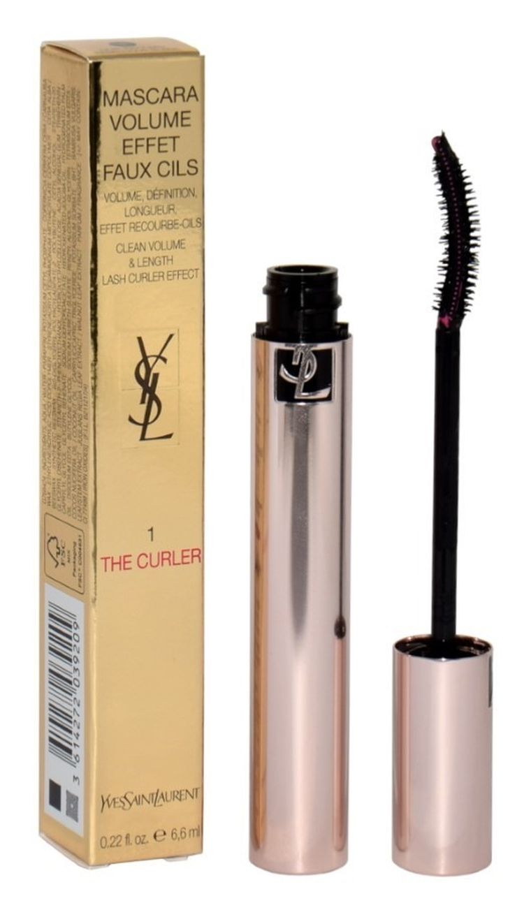 Yves Saint Laurent, Mascara Volume Effet Faux Cils The Curler 1 Rebellious, podkręcający tusz do rzęs, Black, 6,6 ml
