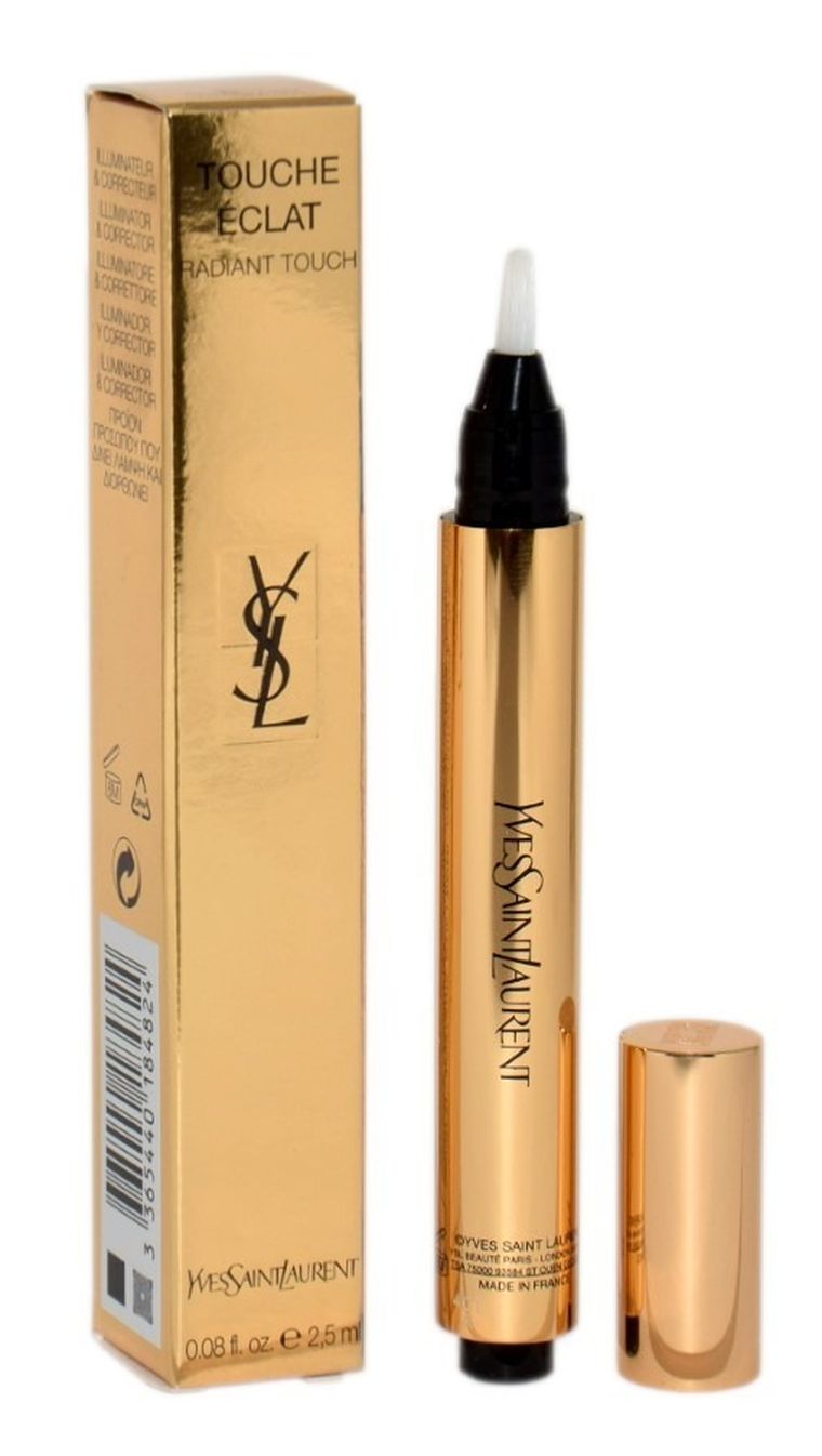 Yves Saint Laurent, Touche Eclat, rozświetlający korektor w płynie, 1.5 Luminous Silk, 2,5 ml