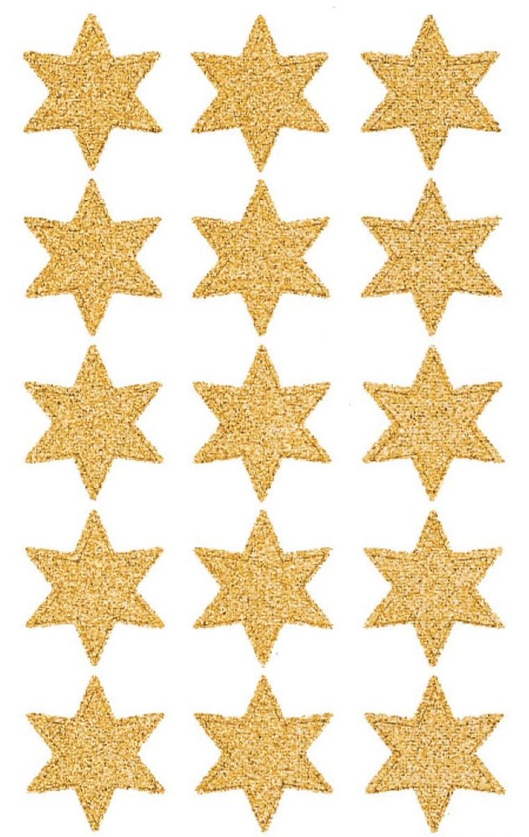 Z-Design, naklejki błyszczące, gwiazdki