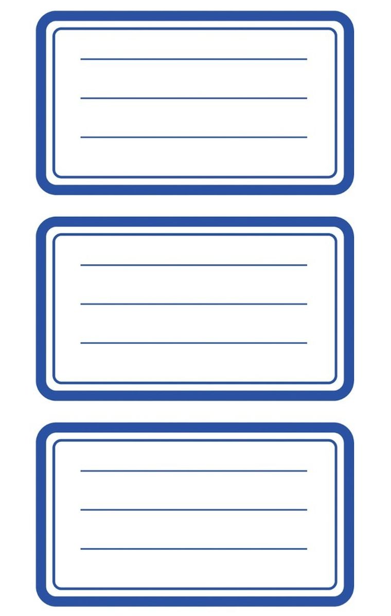 Z-Design, naklejki na zeszyty, niebieskie