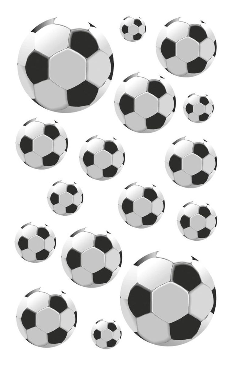 Z-Design, naklejki papierowe, football