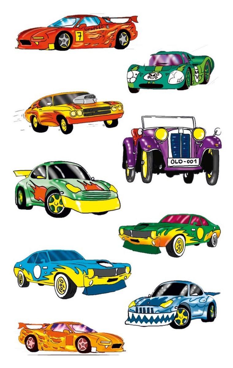 Z-Design, naklejki papierowe, samochody