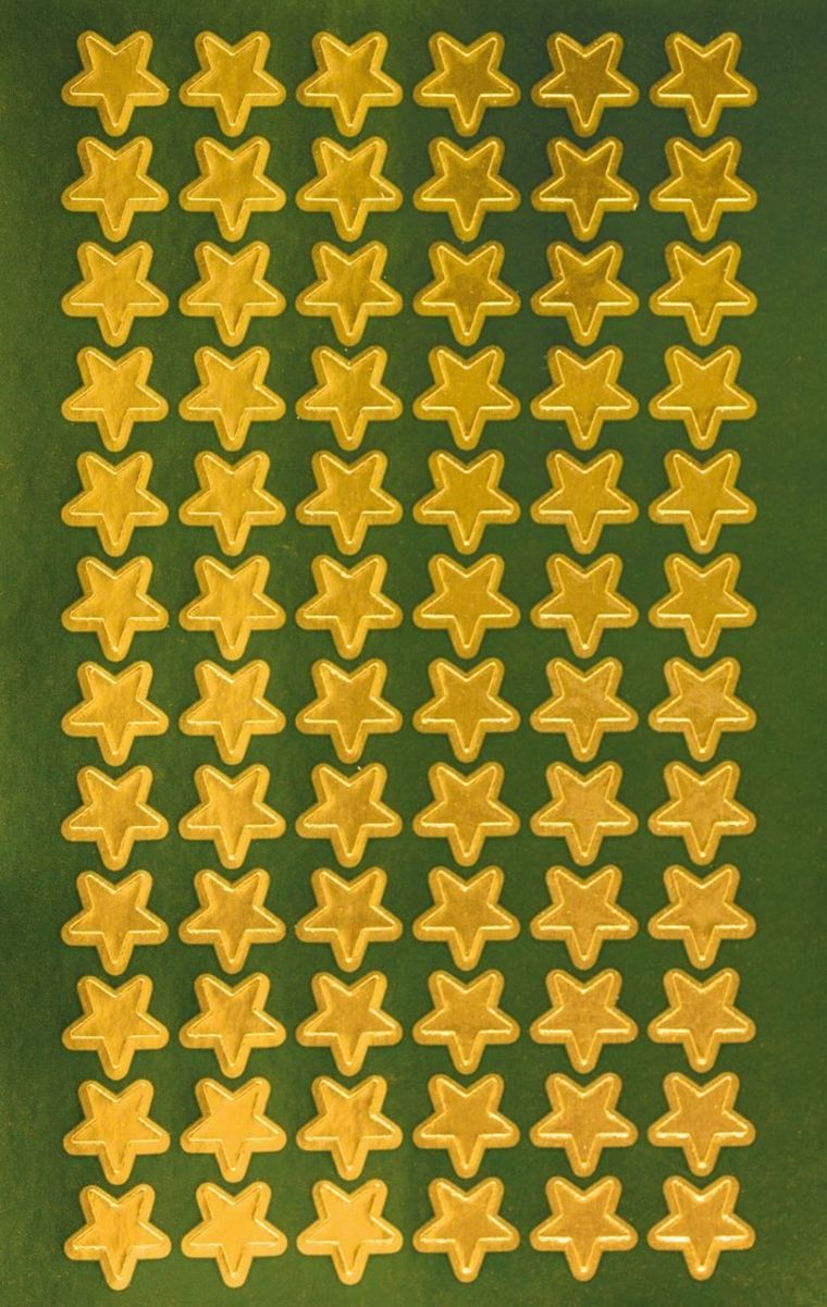 Z-Design, naklejki, złote gwiazdy