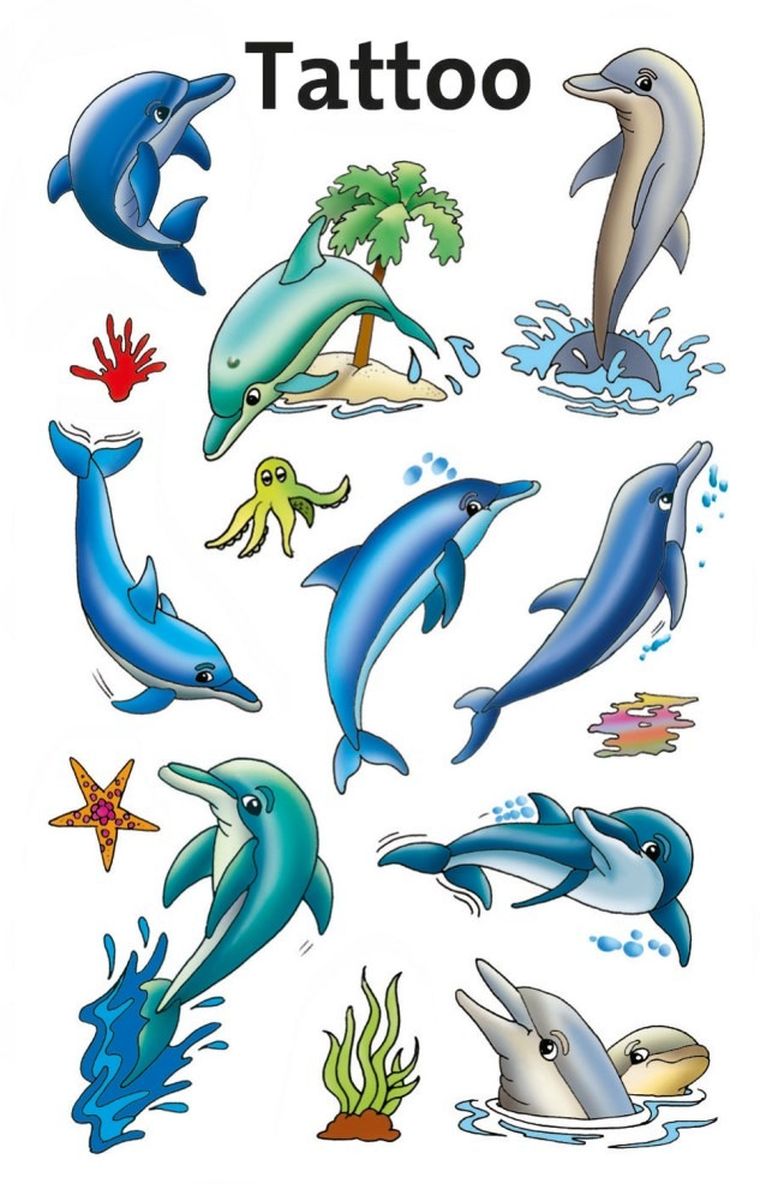 Z-Design, tatuaże, delfiny
