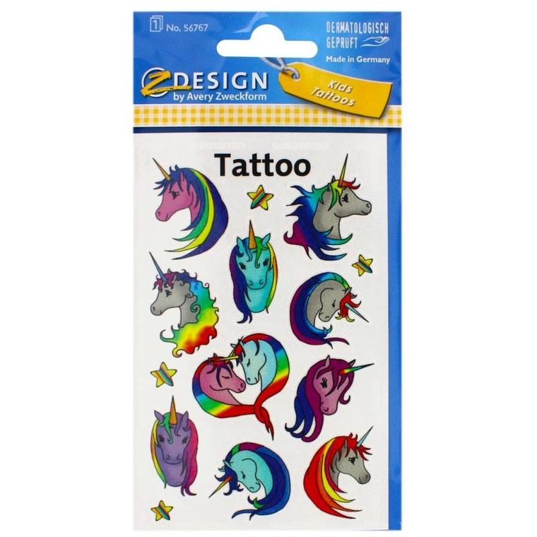 Z-Design, tatuaże, jednorożce