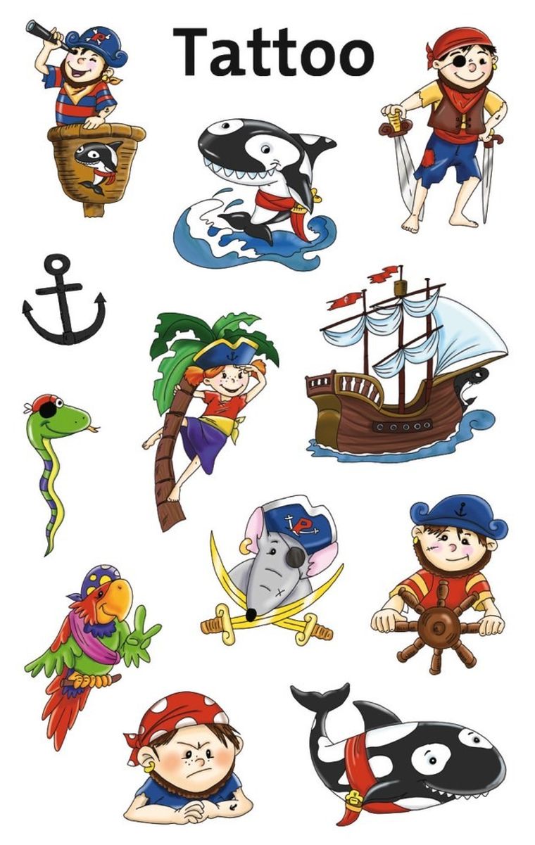 Z-Design, tatuaże, piraci