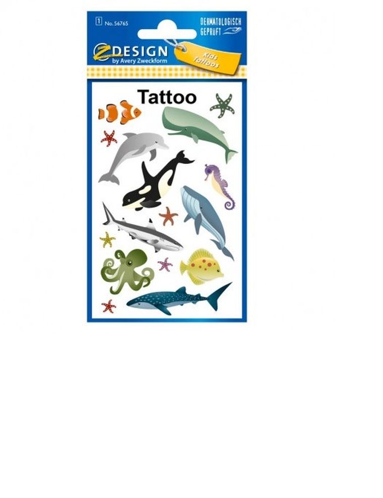 Z-Design, tatuaże, ryby morskie
