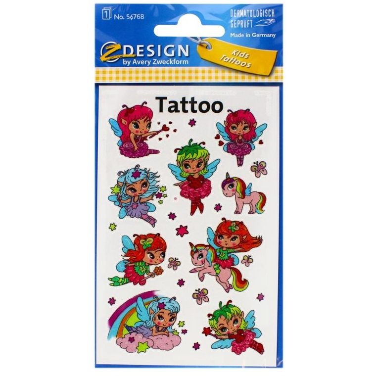 Z-Design, tatuaże, wróżki