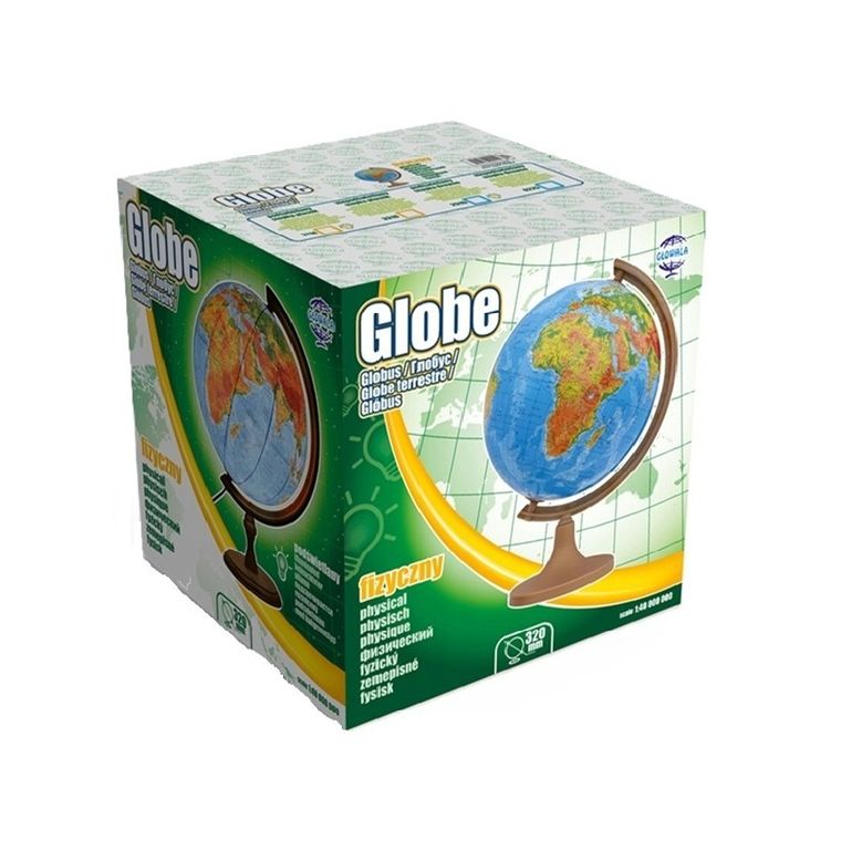 Zachem, globus fizyczny, średnica 32 cm