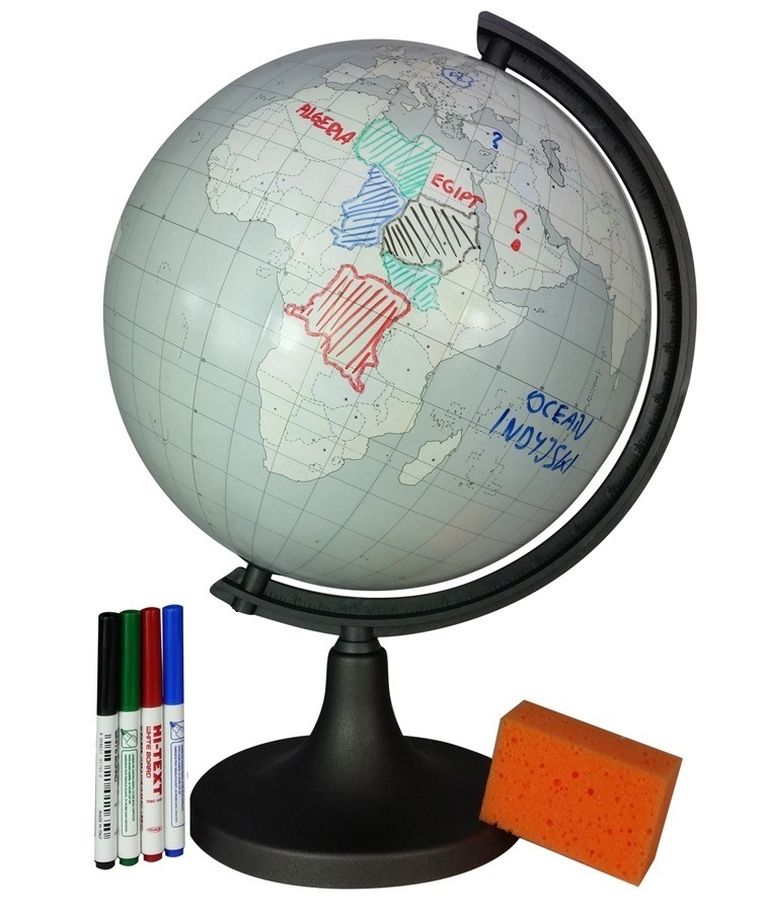 Zachem, globus konturowy, średnica 32 cm