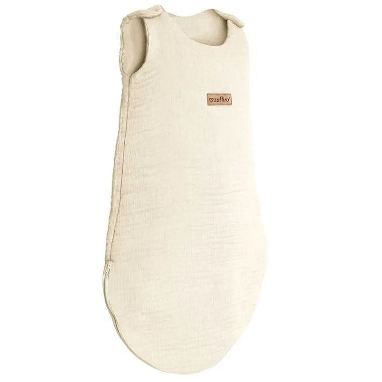 Zaffiro, Malaga, śpiworek do spania, muślinowy, TOG 1.5, vanilla, 6-12m