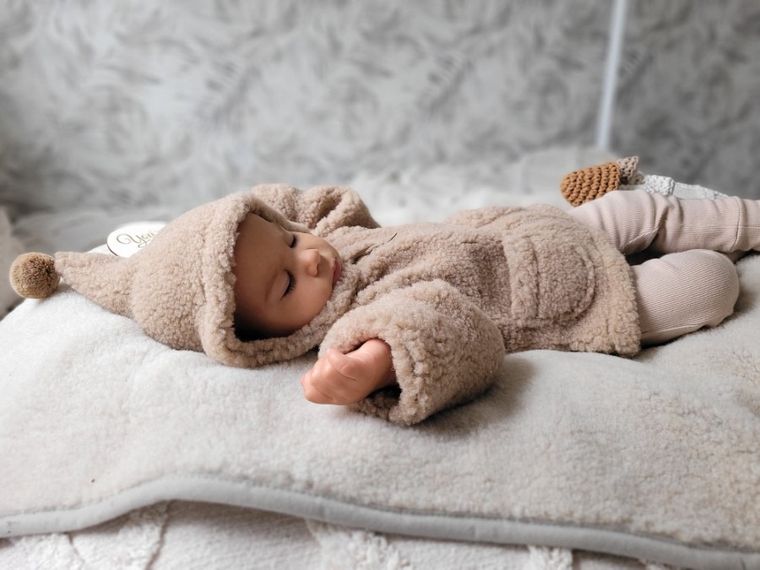 Zaffiro, Nevada, koc wełniany, 75-100 cm, grey