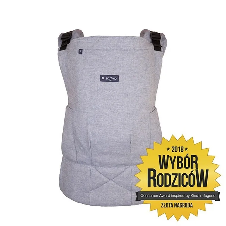 Zaffiro, Smart Toddler, nosidełko regulowane, Melange blue