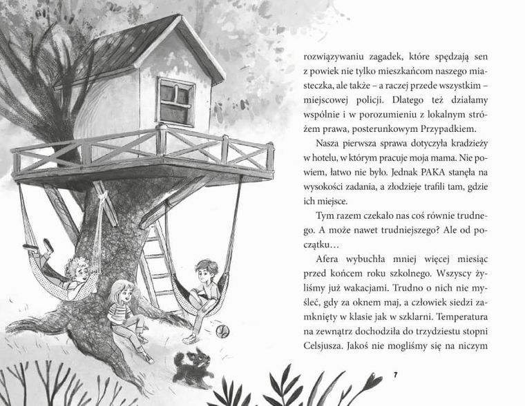 Zagadka szkolnej szatni. Paka z domku na drzewie