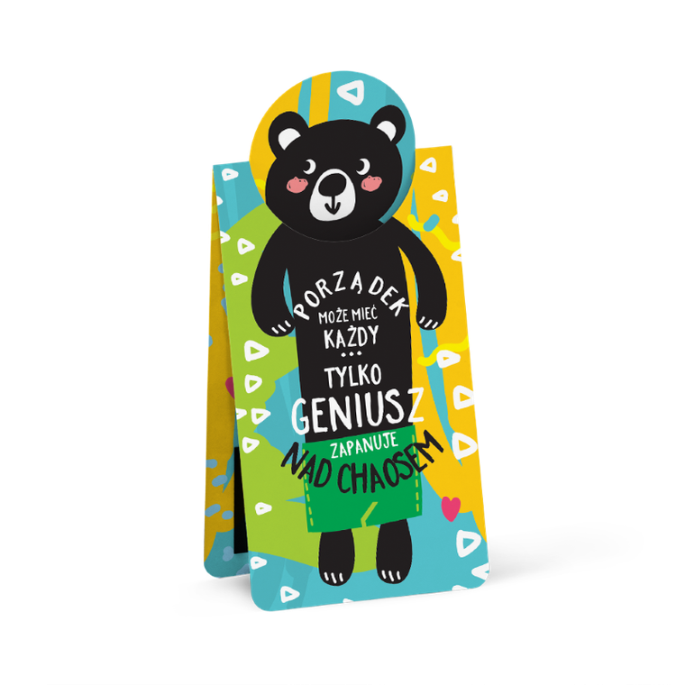 Zakładka magnetyczna, misiek porządek