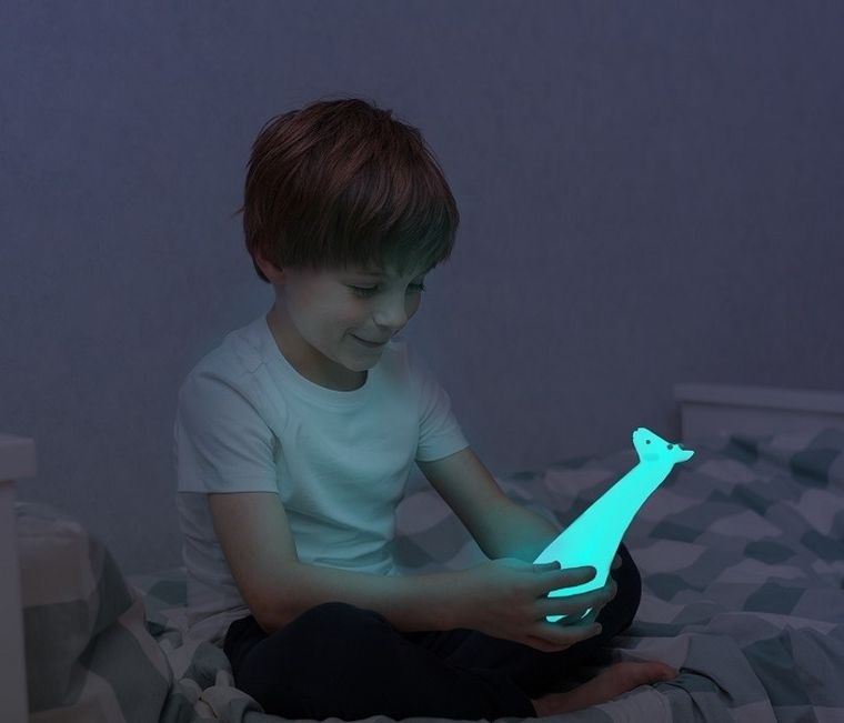 Zazu, Gina, Żyrafa, lampka z latarką, Grey