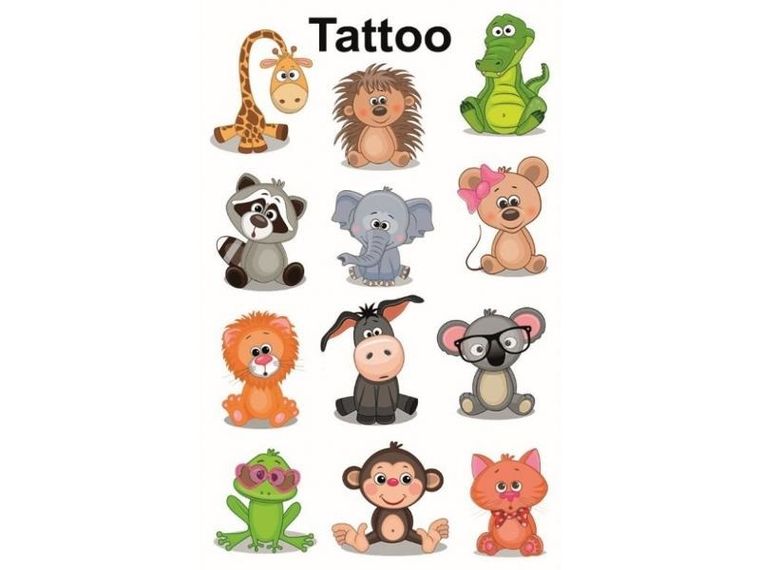 Zdesign, tatuaże, zwierzęta