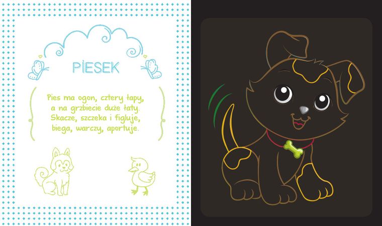 Zdrapywanka z rysikiem. Ukochane pupile