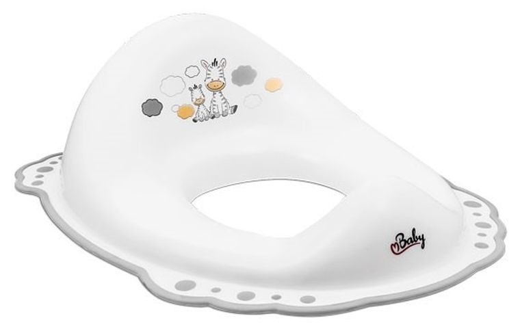 Zebra, nakładka na sedes, biała