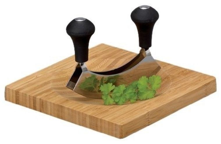 Zeller, bambusowa deska do krojenia ziół + szatkownica