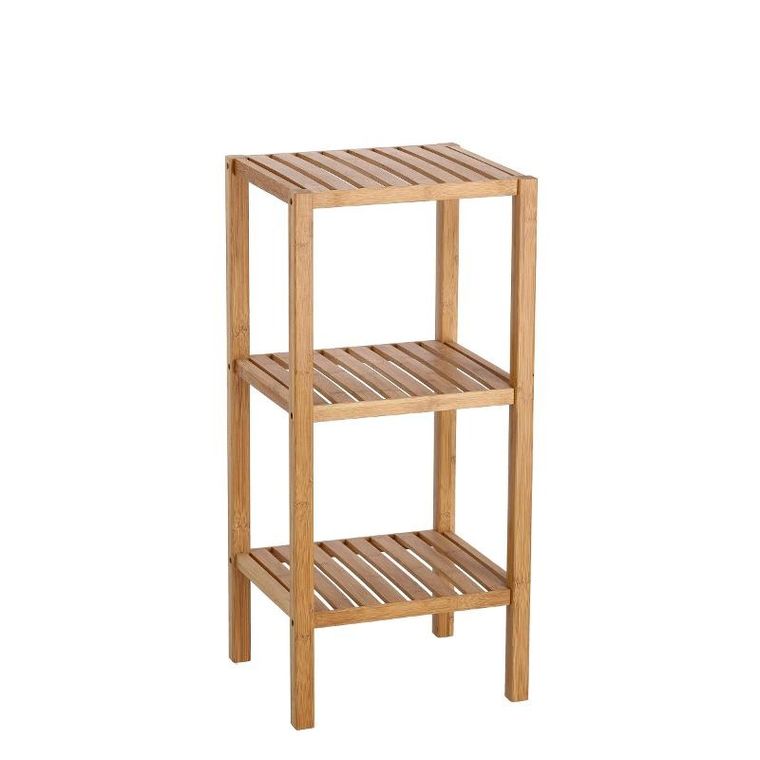 Zeller, bambusowa półka łazienkowa, 37-33-80 cm