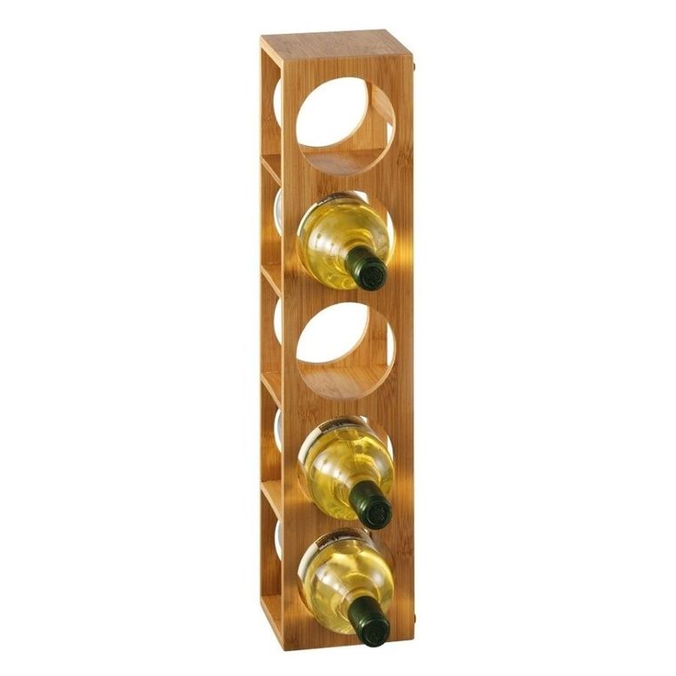 Zeller, bambusowy stojak na wino, 5 butelek