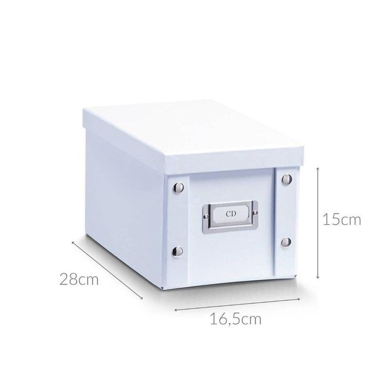 Zeller, kartonowe pudełko z pokrywką, 16,5-28-15 cm