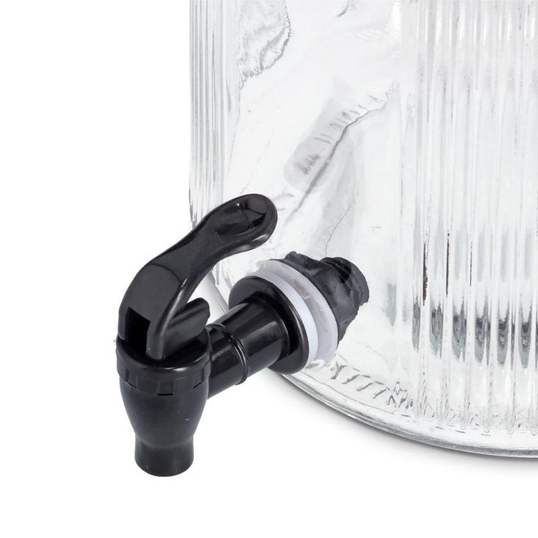 Zeller, Kitchen Essentials, szklany słoik z kranikiem, 3900 ml