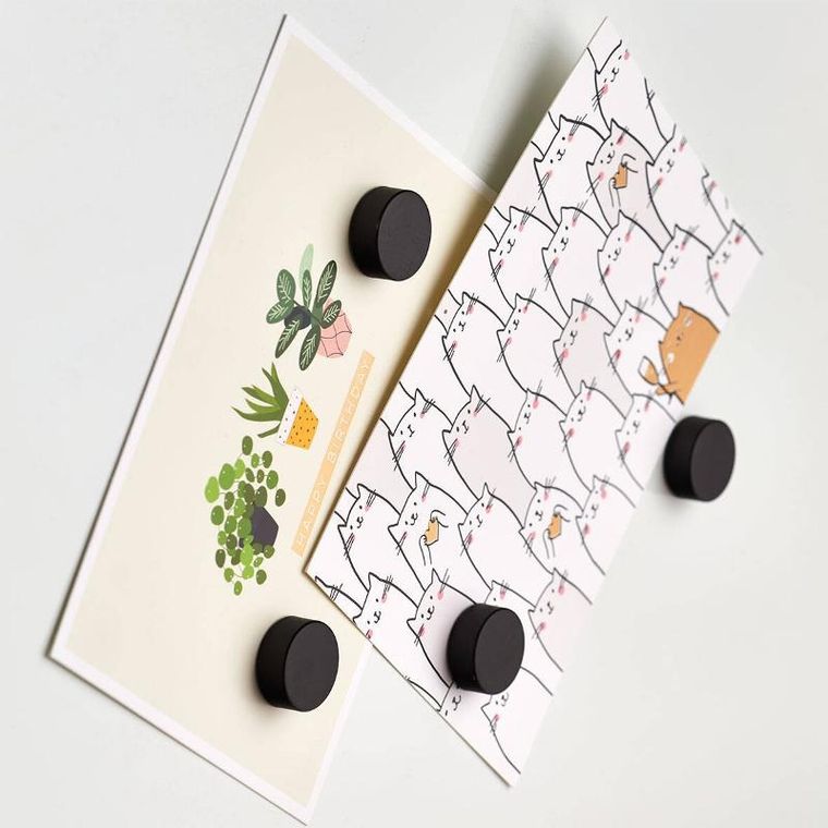 Zeller, komplet magnesów, 4 szt., ø 2,3 cm