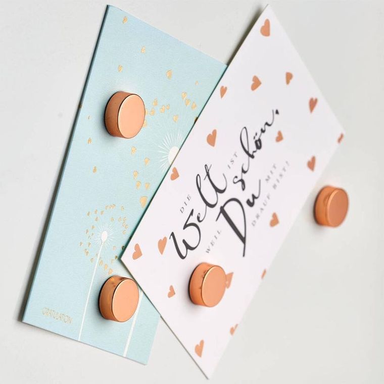 Zeller, komplet magnesów, 4 szt., ø 2,3 cm