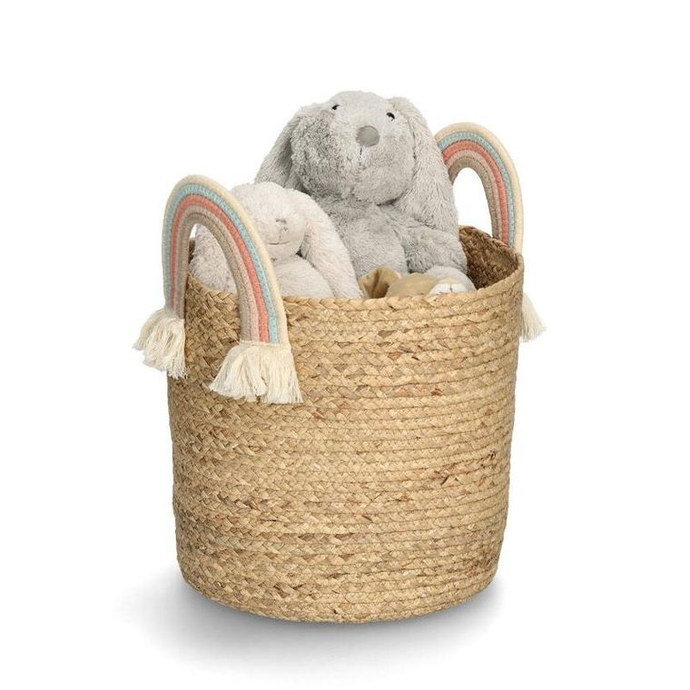 Zeller, kosz do przechowywania z plecionej trawy morskiej, średnica 35 cm