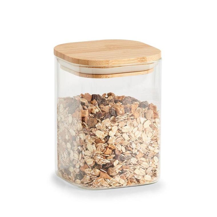 Zeller, kwadratowy słoik ze szczelnym wieczkiem, 900 ml