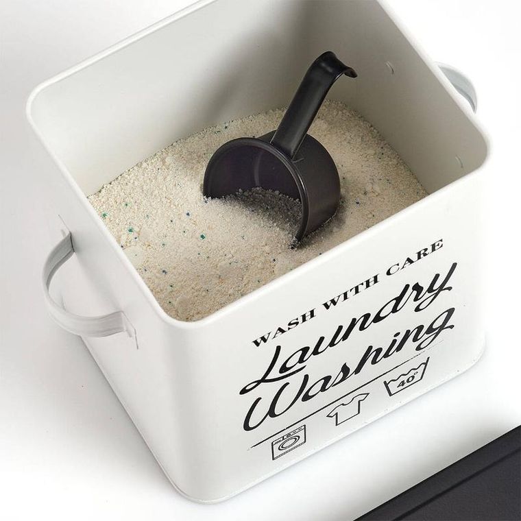 Zeller, Laundry, puszka na proszek do prania, z miarką i pokrywką