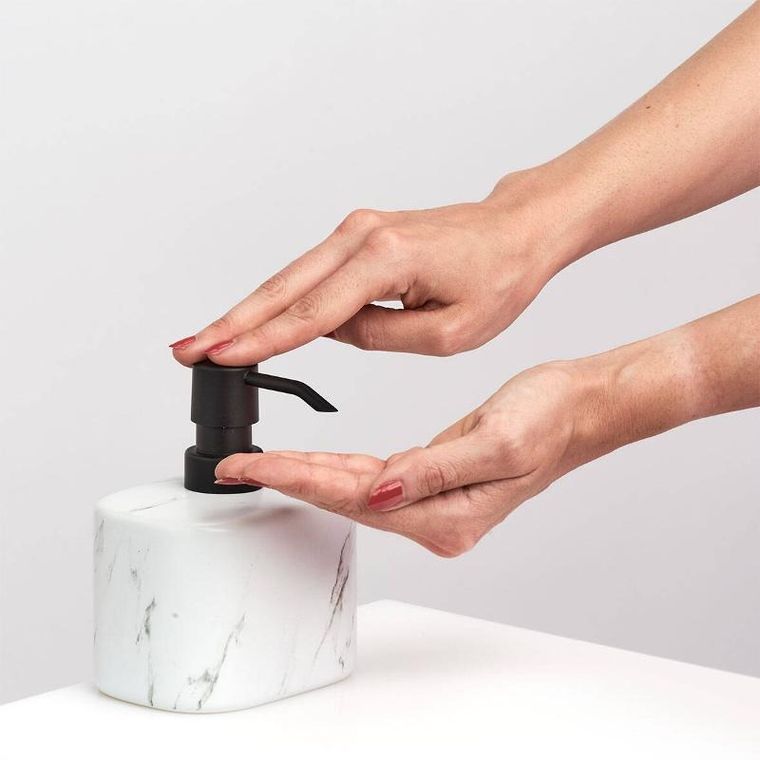 Zeller, Marble, ceramiczny dozownik na mydło