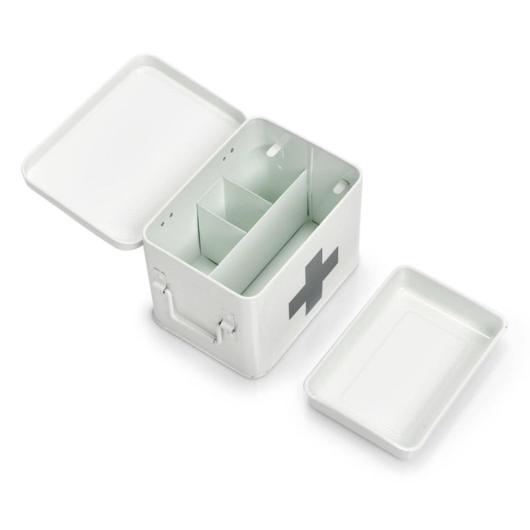 Zeller, metalowa apteczka, 22-16-16 cm