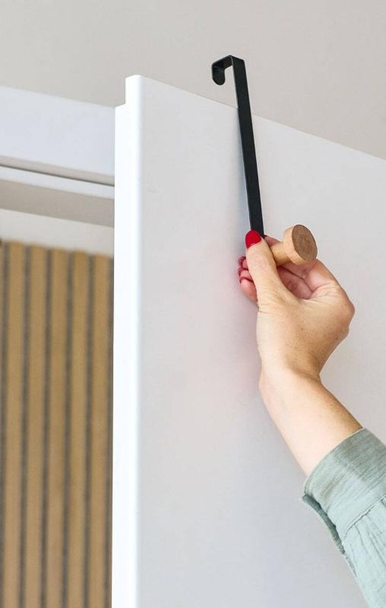 Zeller, metalowe wieszaki na drzwi, 2 szt.