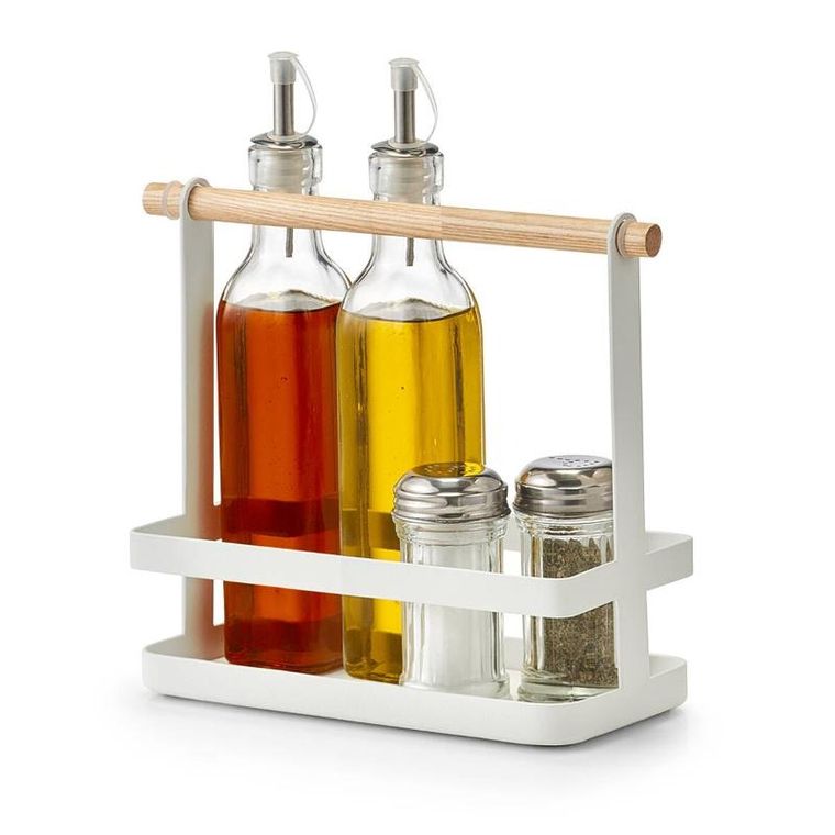 Zeller, metalowy przyprawnik z bambusową rączką, 24-10-20 cm