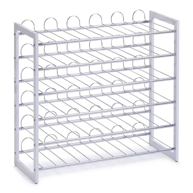 Zeller, metalowy regał na wino, 36 butelek