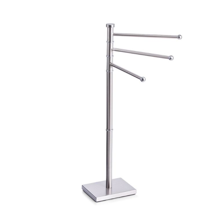 Zeller, metalowy stojak na ręczniki, Matt, 3 ramienny