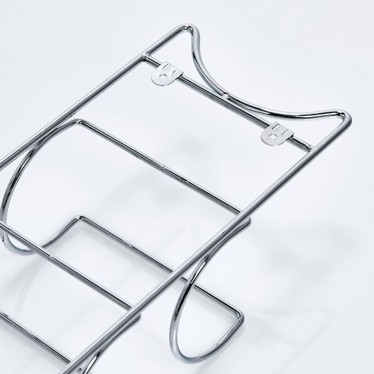 Zeller, metalowy stojak na wino montowany na ścianę, 5 butelek