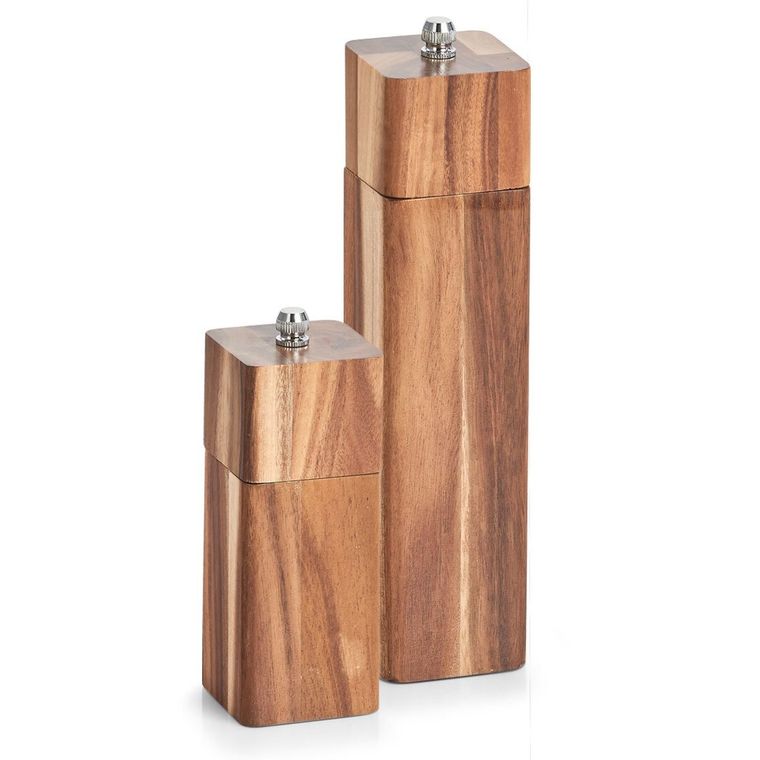 Zeller, młynek do soli i pieprzu ręczny, 13-5 cm, drewno akacjowe