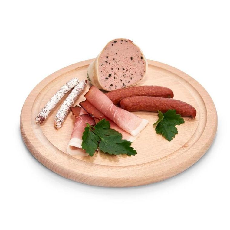 Zeller, okrągła deska do krojenia z drewna bukowego, ø 25 cm