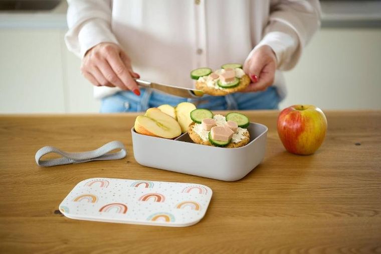 Zeller, plastikowy lunchbox, 19-12.5-6.5 cm