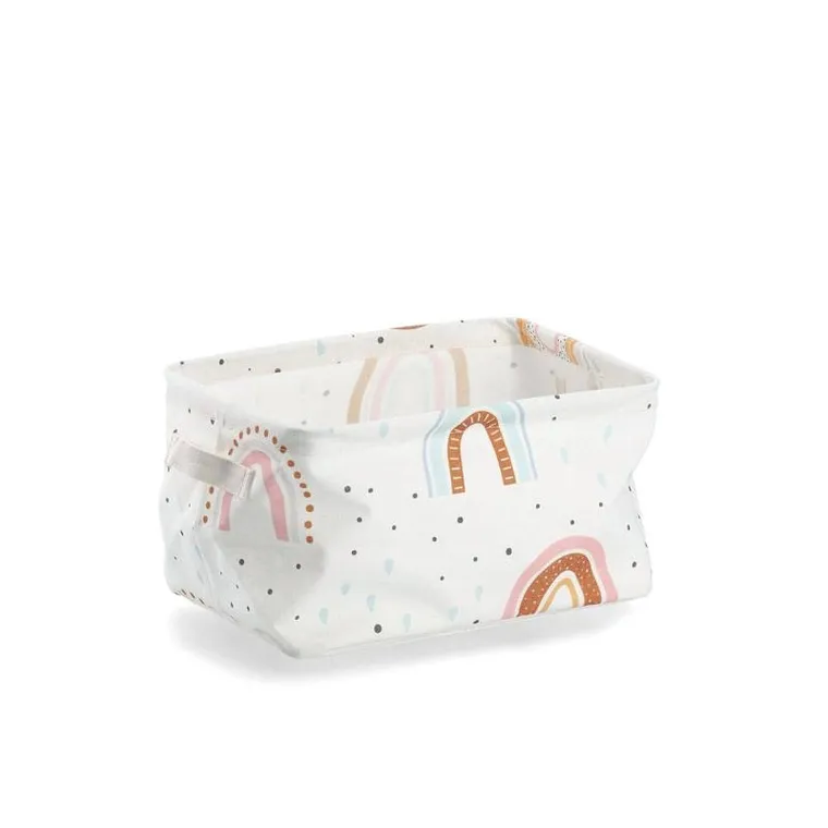 Zeller, płócienny koszyk, 28-21-16 cm