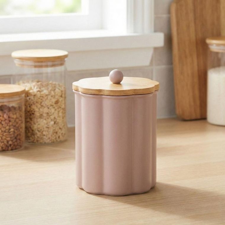 Zeller, pojemnik kuchenny, bambusowa pokrywka, 1l