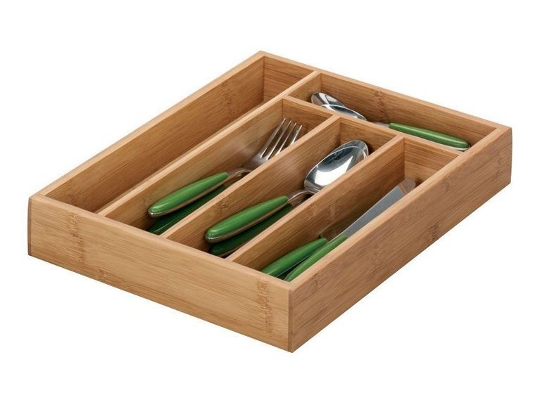 Zeller, pojemnik na sztućce, wkład do szuflady, 34-26-5 cm