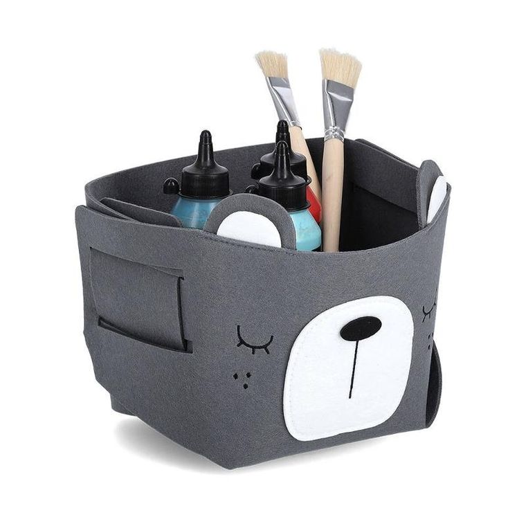 Zeller, pojemnik na zabawki z filcu, dekoracyjny