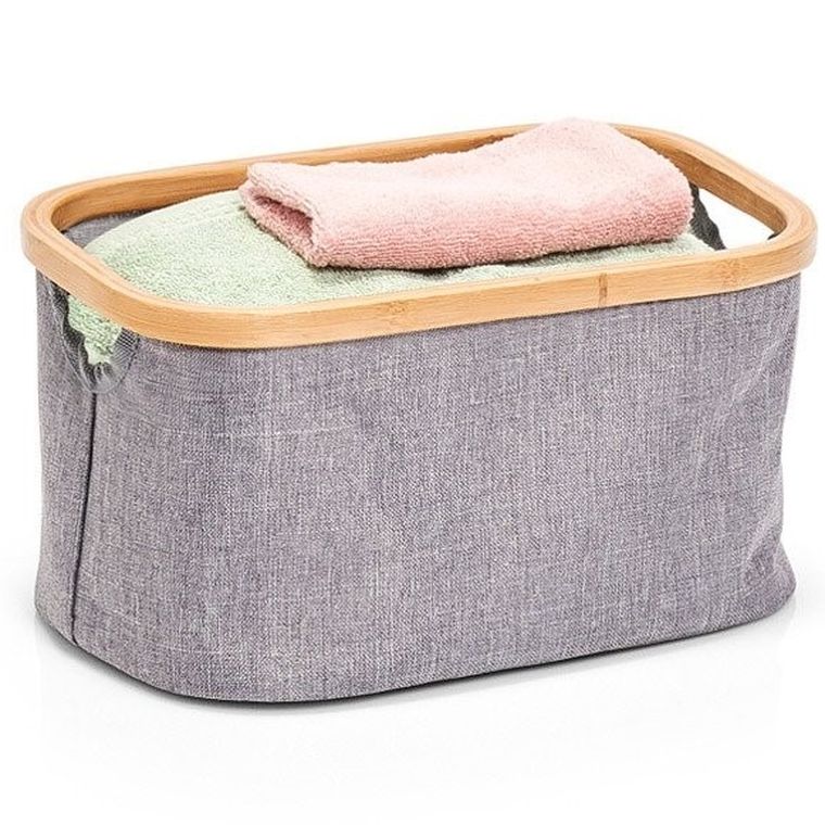 Zeller, pudełko z płótna do przechowywania, szare