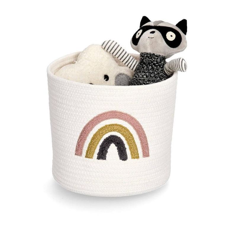 Zeller, Rainbow, kosz do przechowywania z plecionki, średnica 25 cm