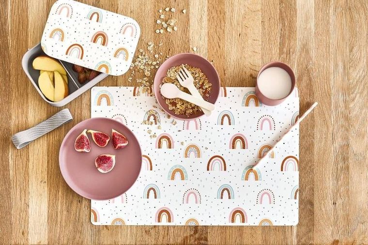 Zeller, Rainbow, plastikowa mata pod talerz, 45-30 cm